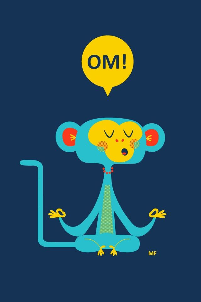 Om Cute Monkey iPhone 4s Wallpaper Download iPhone Wallpapers