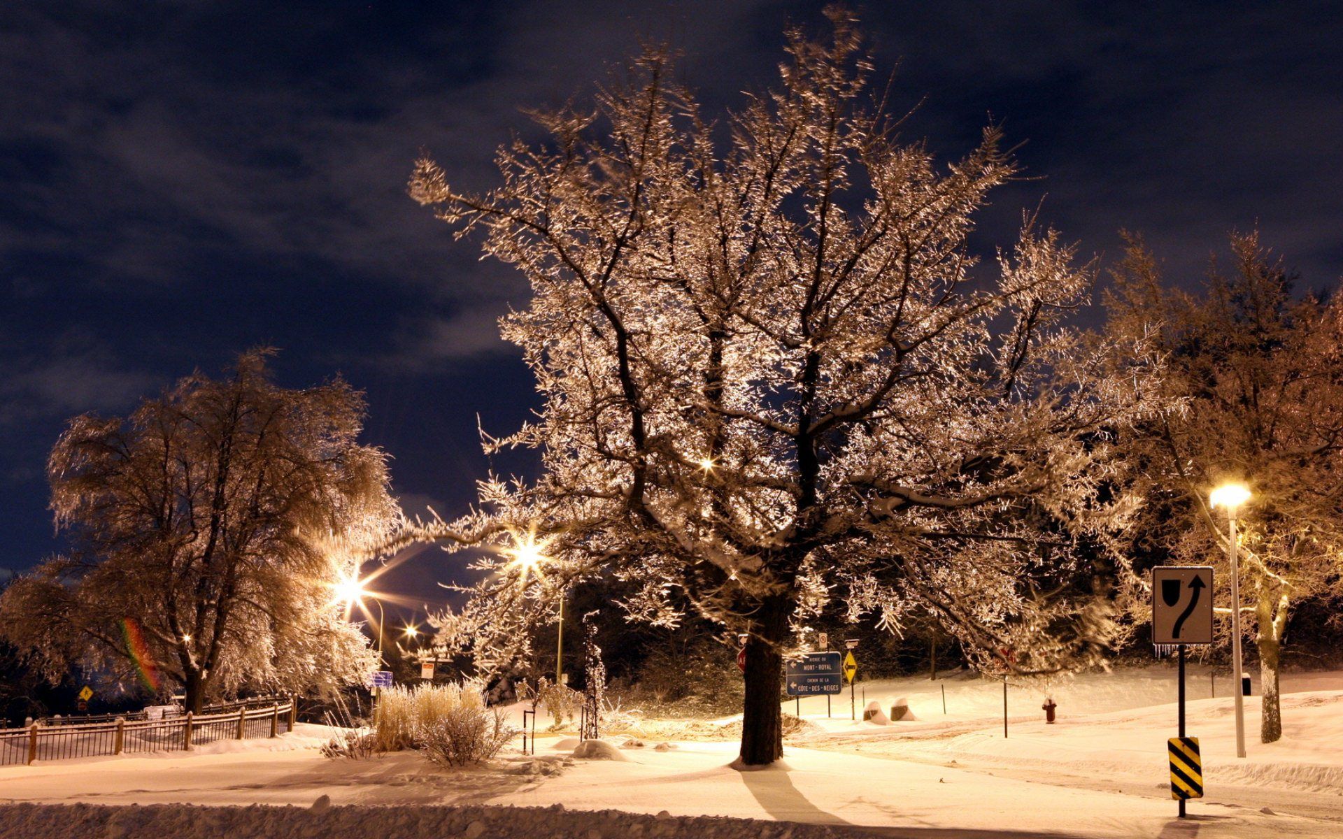 Amazing Set of Winter Night HD Wallpapers - Photo 7 of 25 phombo.com