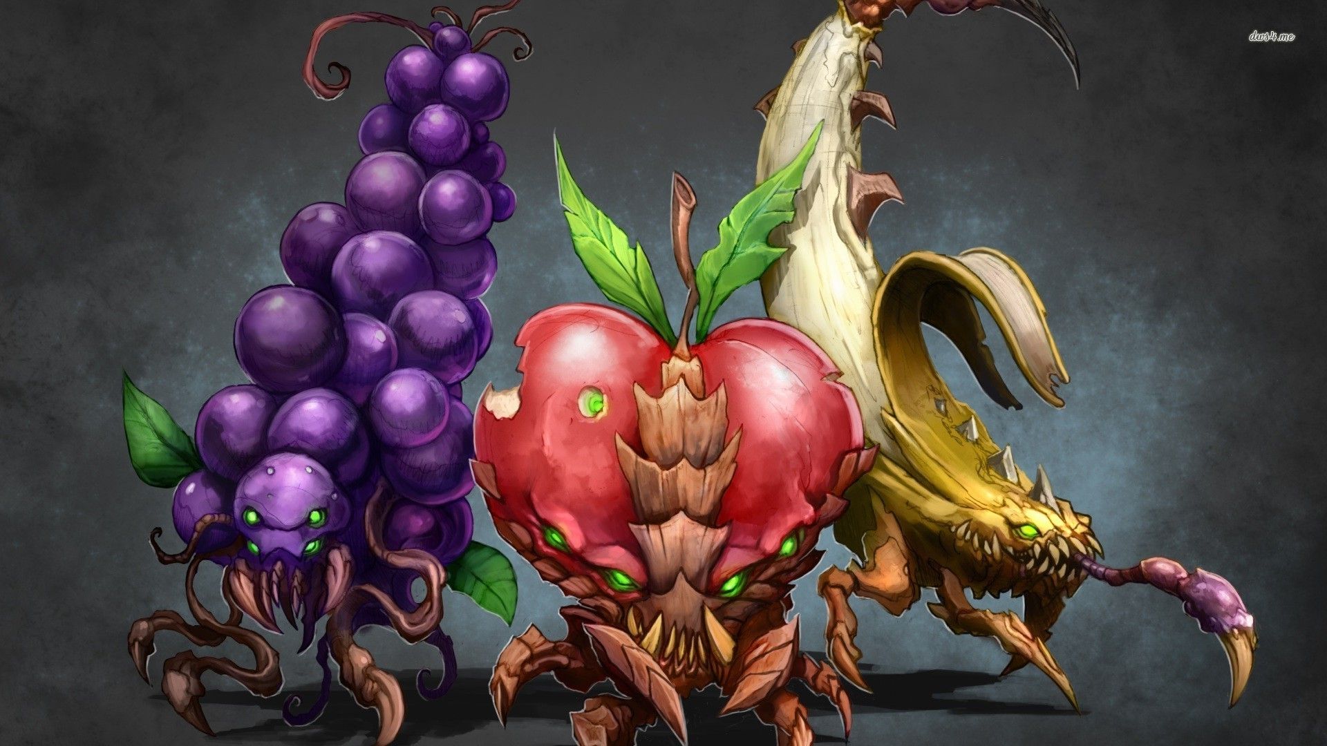 Fruit monsters wallpaper - Digital Art wallpapers -