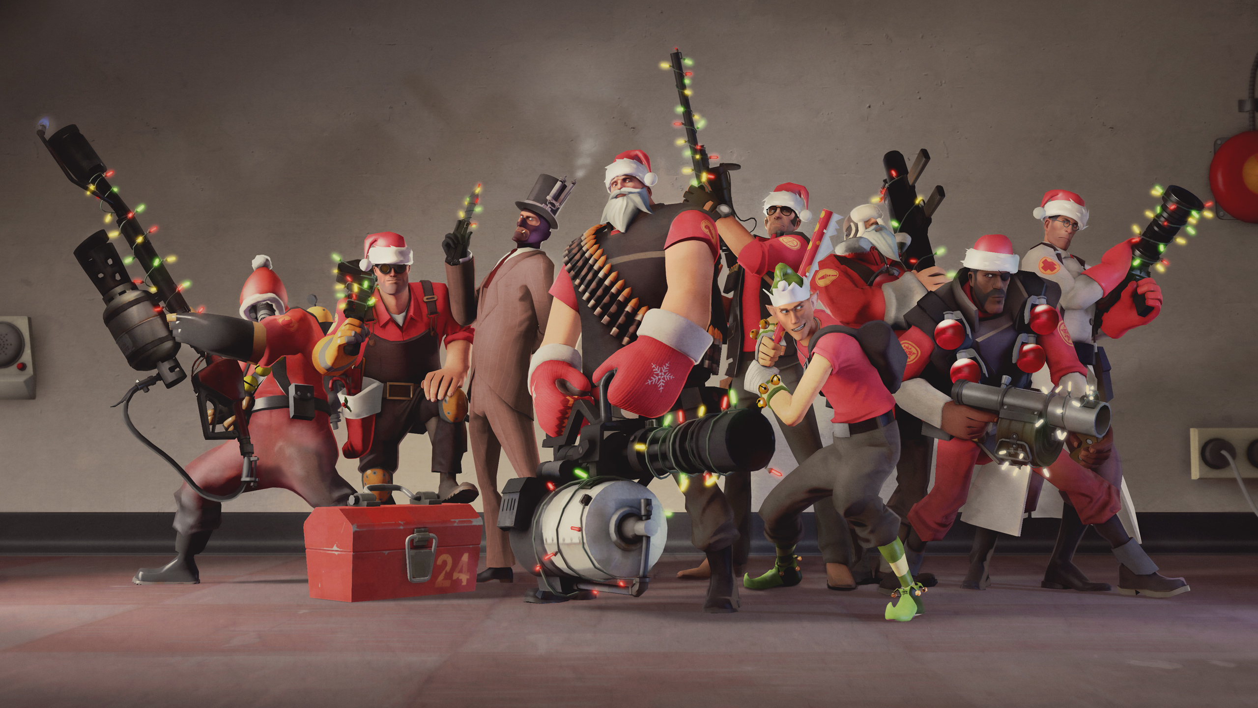 Santas Workshop LoL TF2 Arms and Stockings