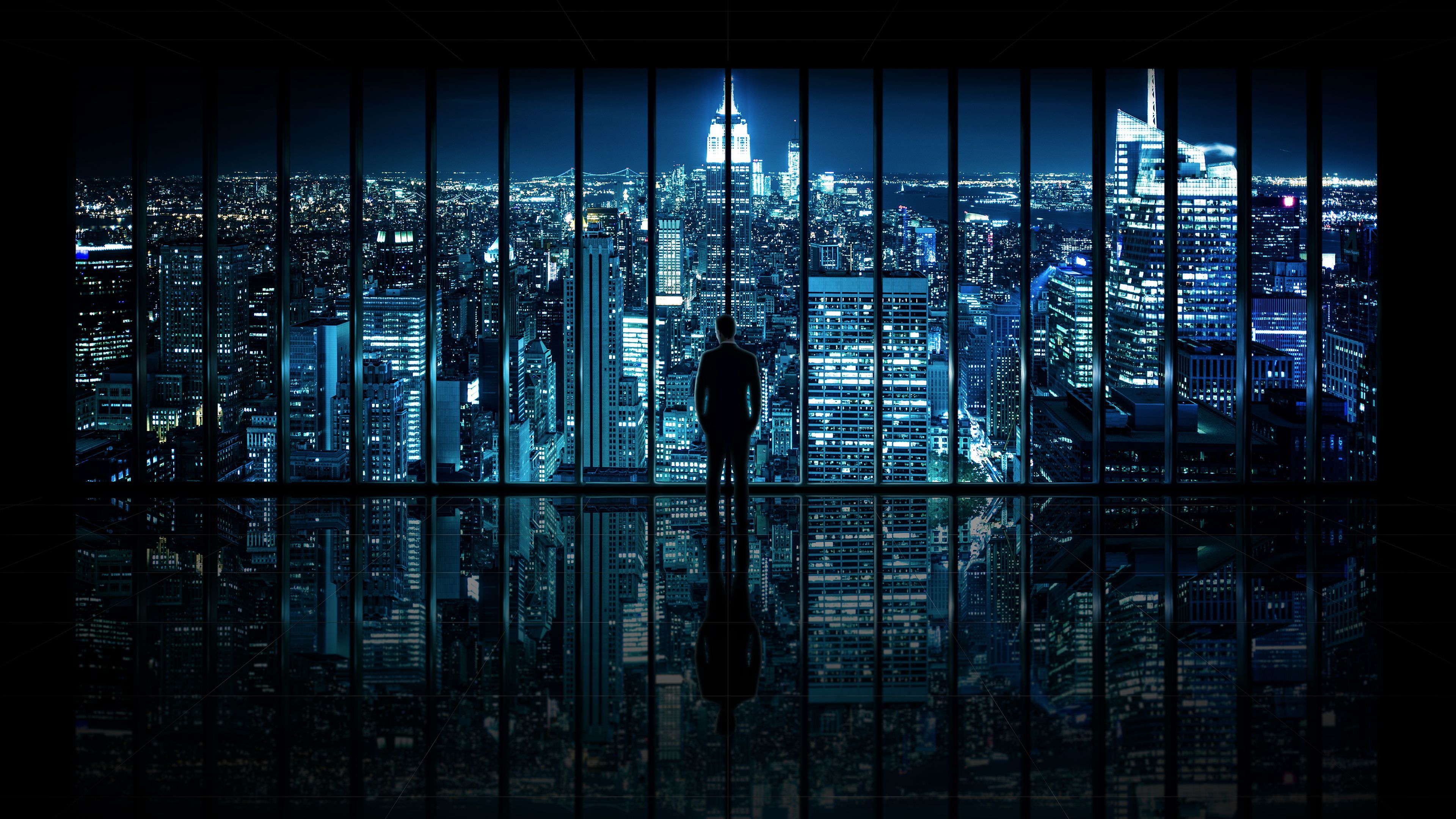 Windows 10 Gotham City 4K Wallpaper | 4K Wallpaper - Ultra HD 4K ...