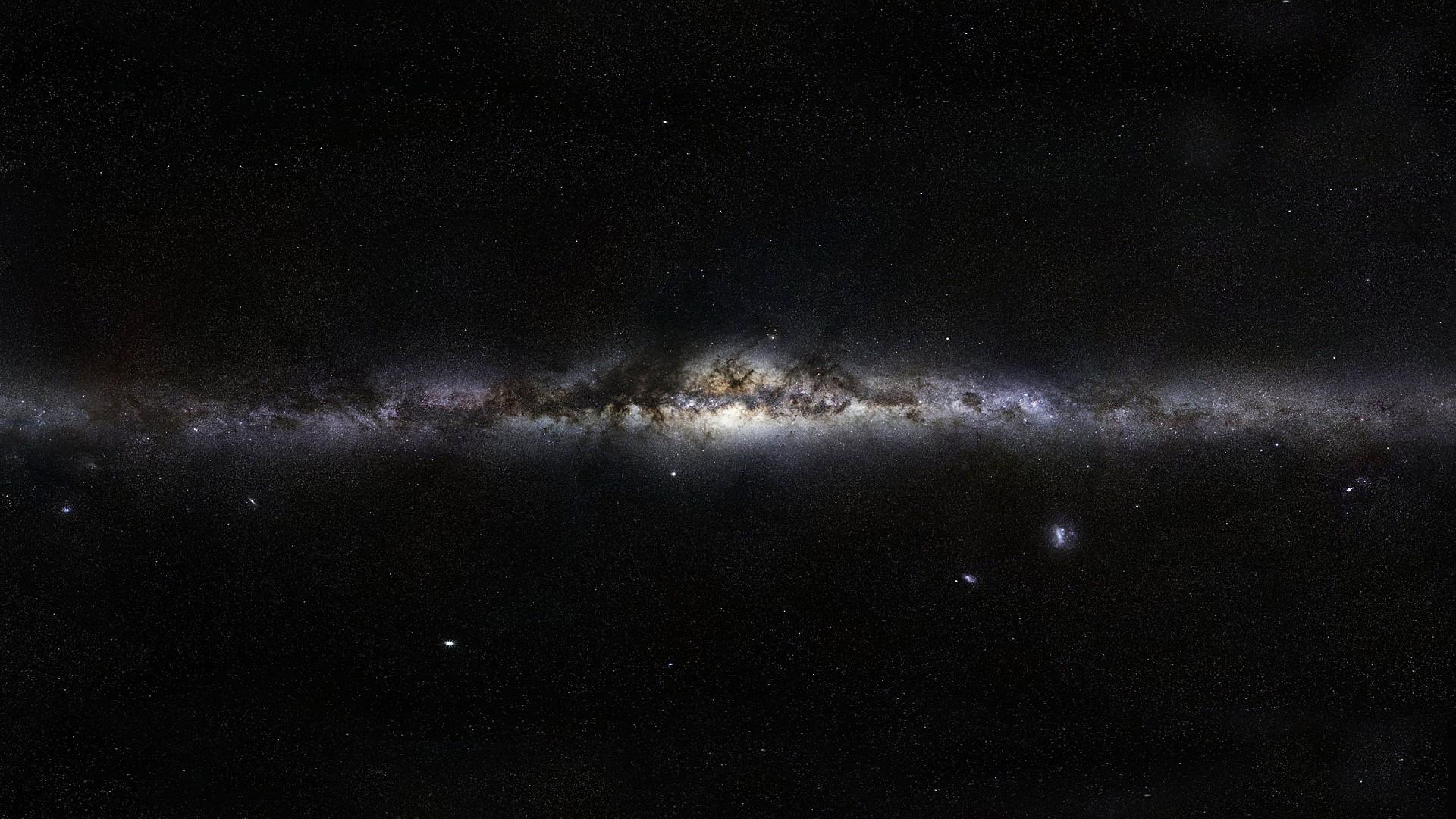 Download Wallpaper 3840x2160 Milky way, Stars, Space, Nebula 4K ...