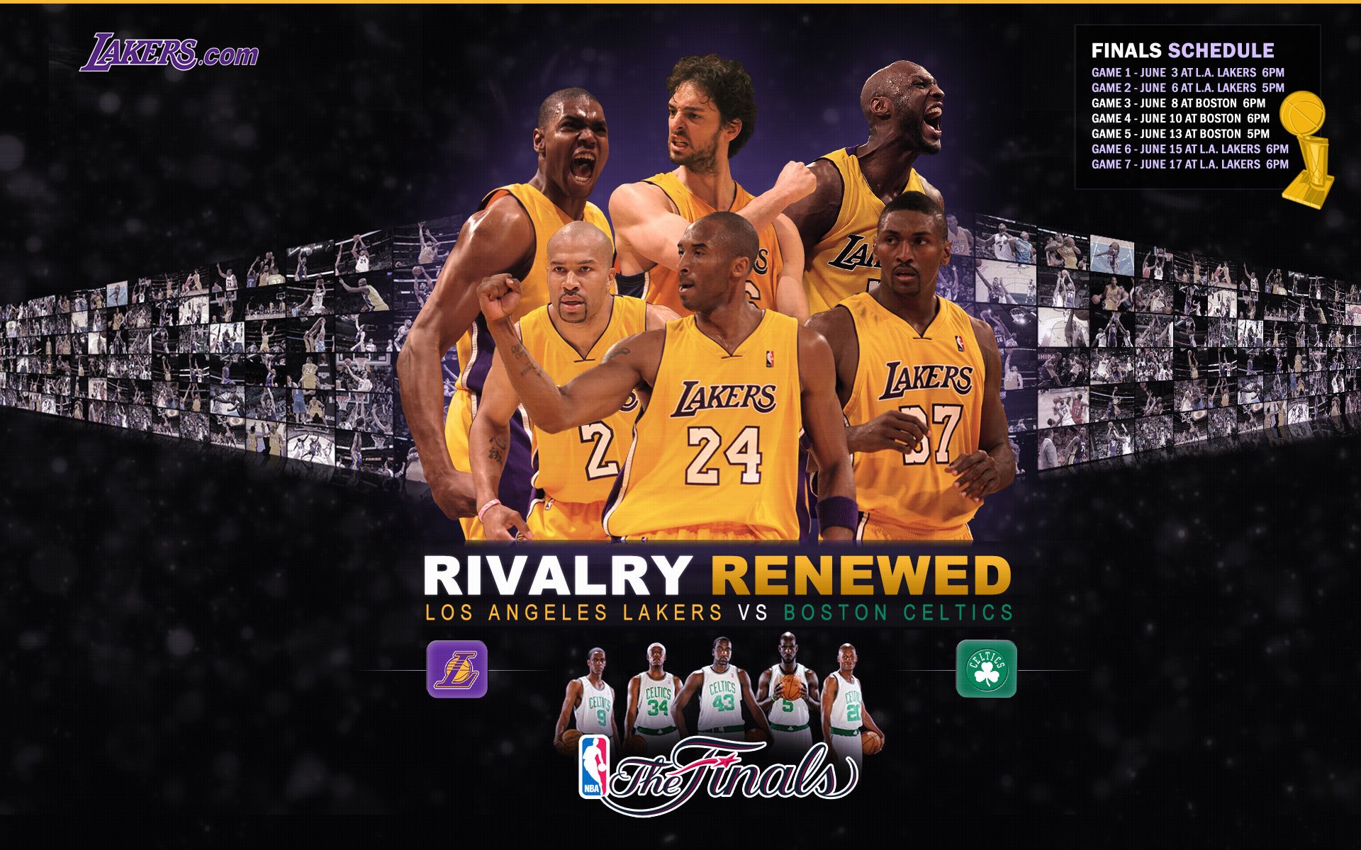 The finals как пригласить. Лейкерс 2010. Финал НБА 2010. Lakers обои. Вся команда Lakers.