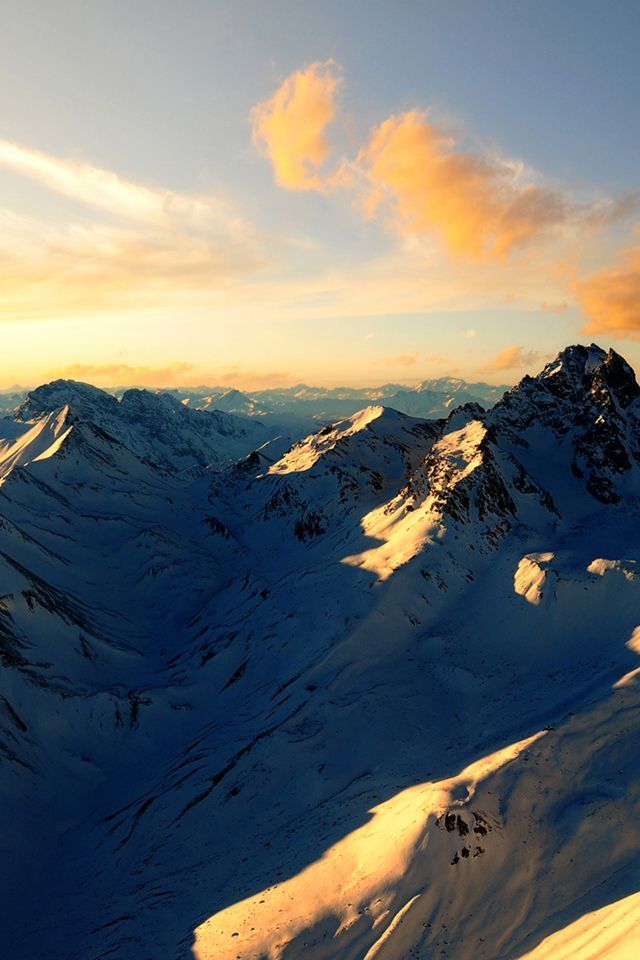 iWallpapers - Snow mountains - iPhone 4 - iPhone 4s | iPhone ...