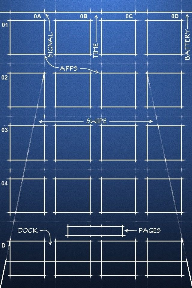 Cool Link: iPhone 4 Blueprint Wallpaper | Life In LoFi