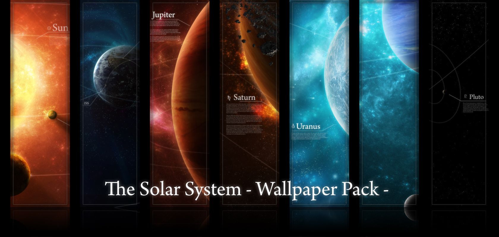 Wallpaper Pack : Solar System by licoti on DeviantArt
