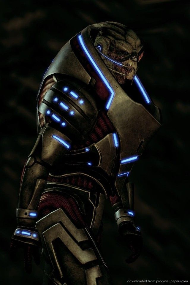 Download Mass Effect Garrus Vakarian Wallpaper For iPhone 4
