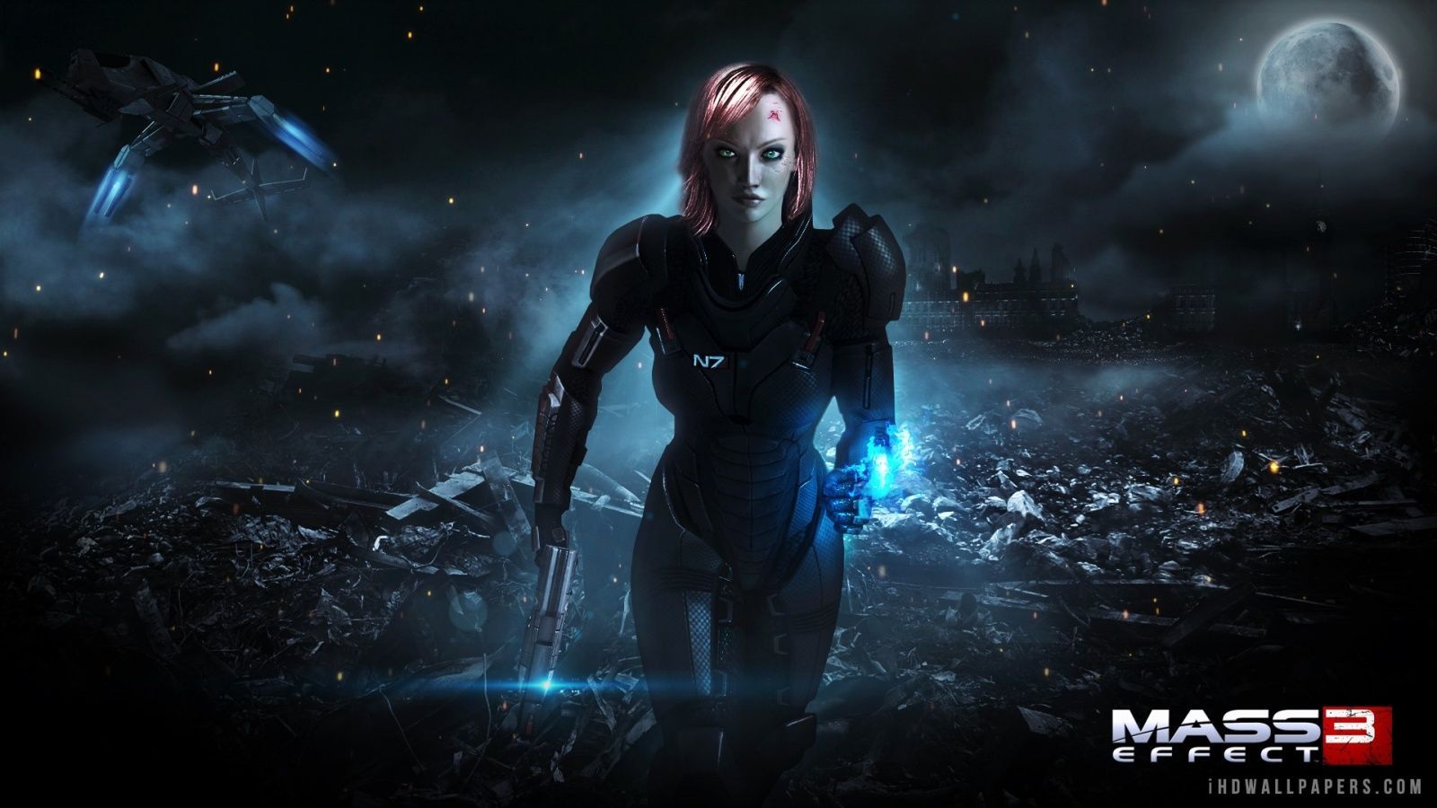 Female Shepard Mass Effect 3 HD Wallpaper - iHD Wallpapers