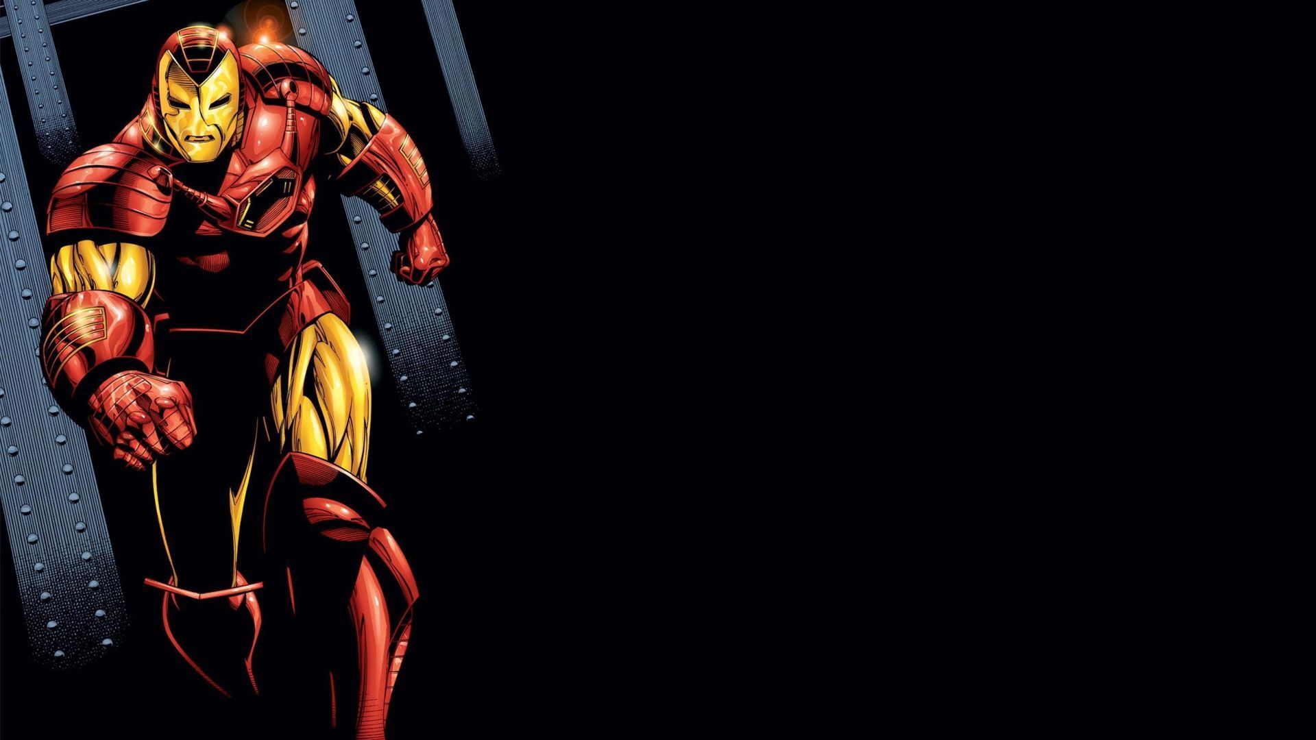 Running Iron Man desktop wallpaper 28193