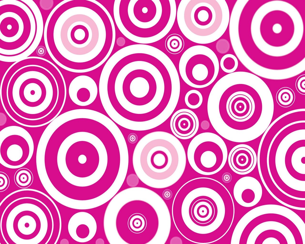 Retro Circles - Desktop Wallpaper