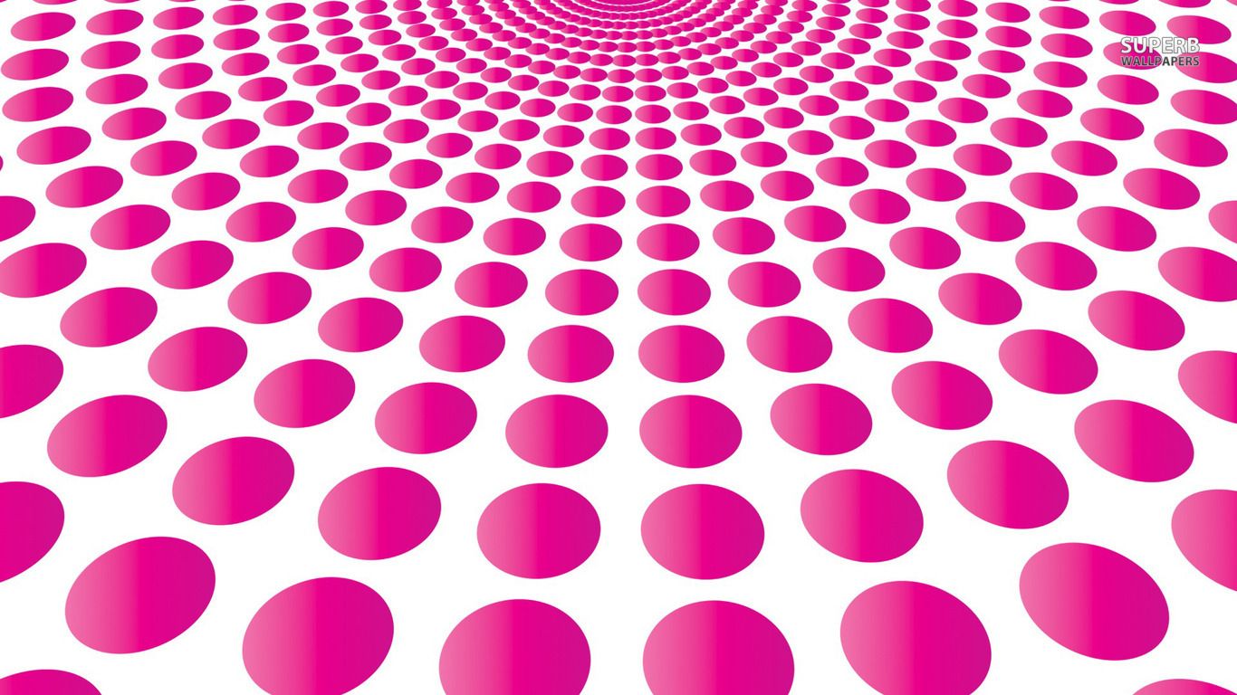 Pink circles forming a funnel wallpaper - Abstract wallpapers -