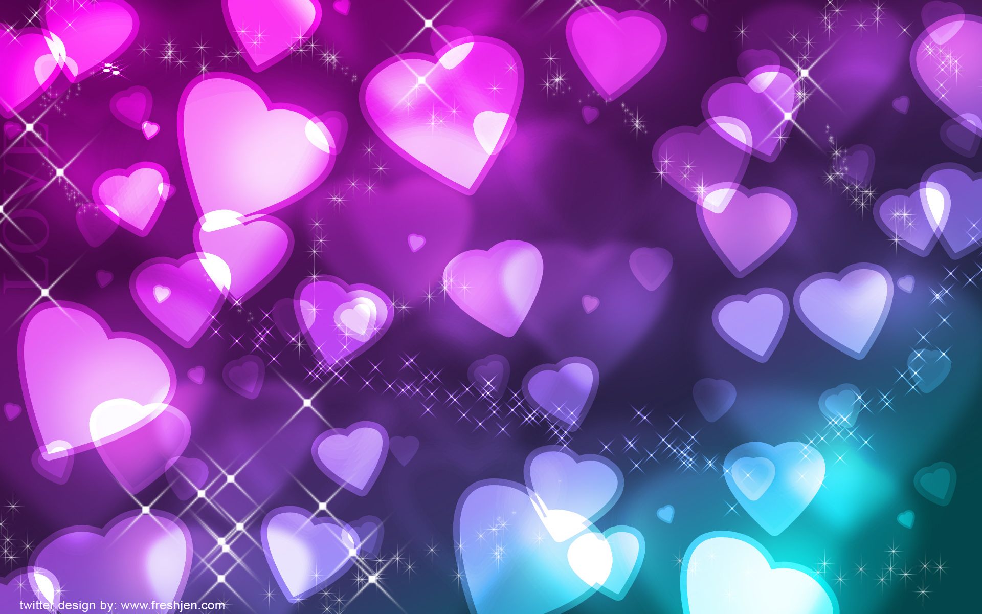 Red Hearts Backgrounds - wallpaper