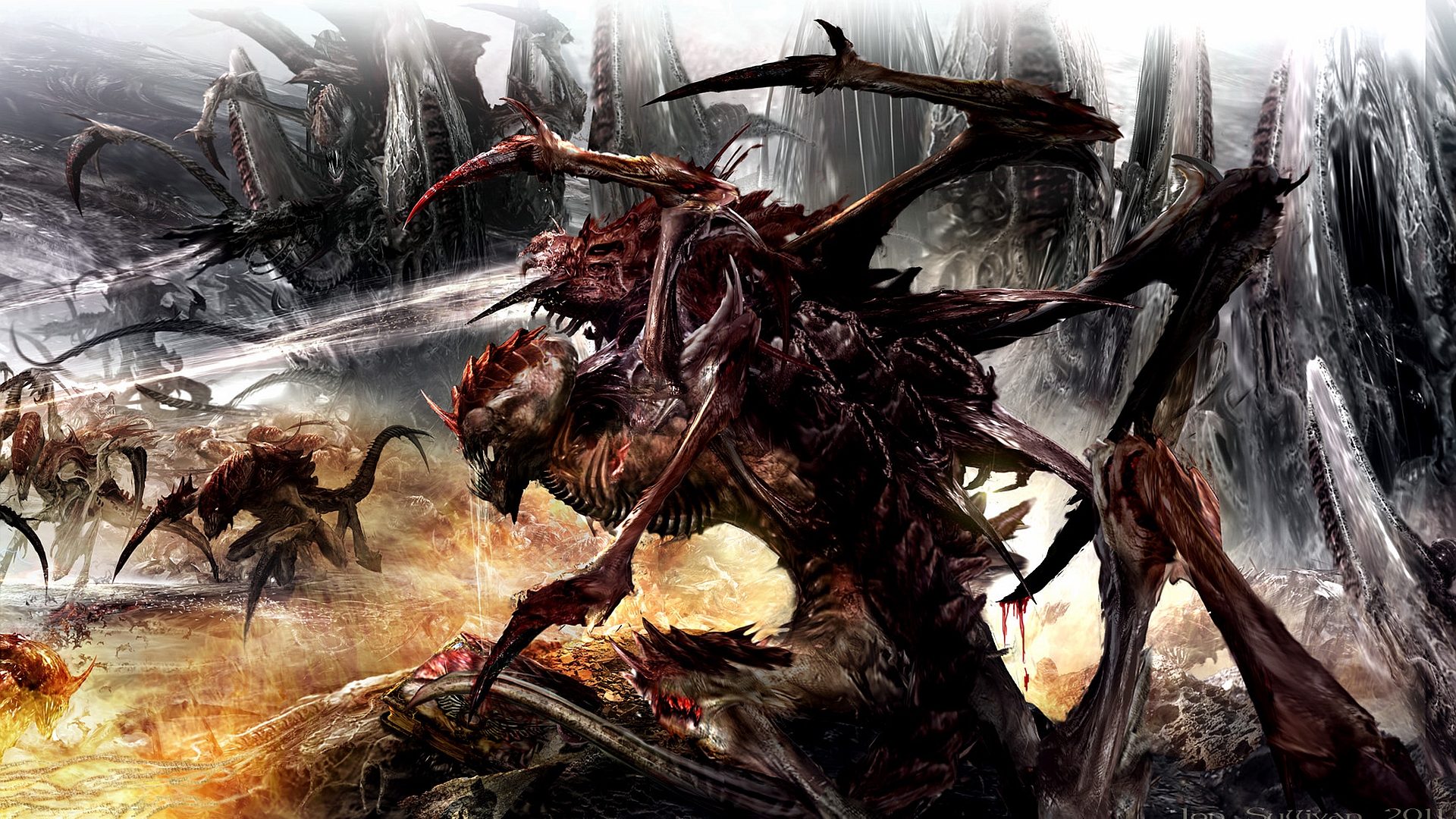 4 Tyranids Warhammer HD Wallpapers Backgrounds - Wallpaper Abyss