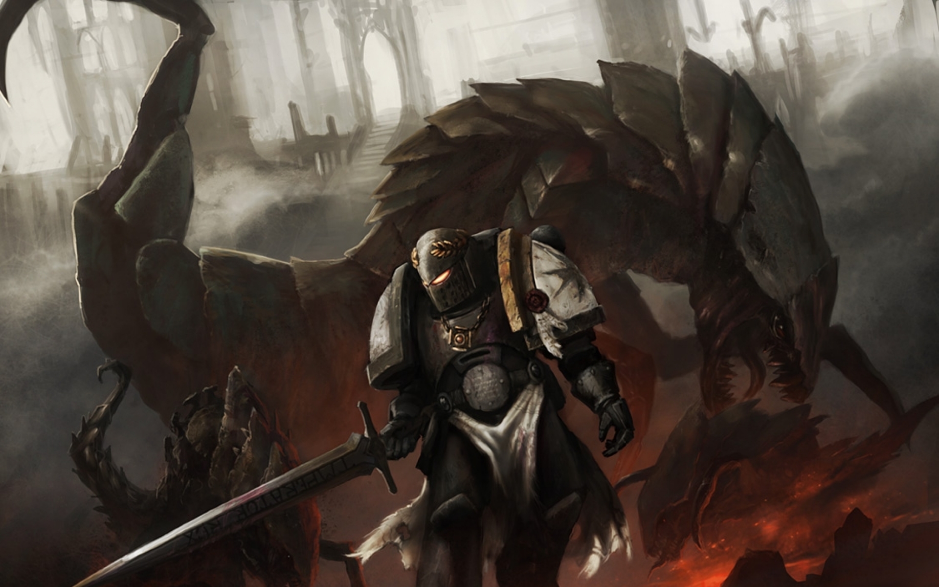 Image - Warhammer 40k space marine artwork tyranids black templar ...
