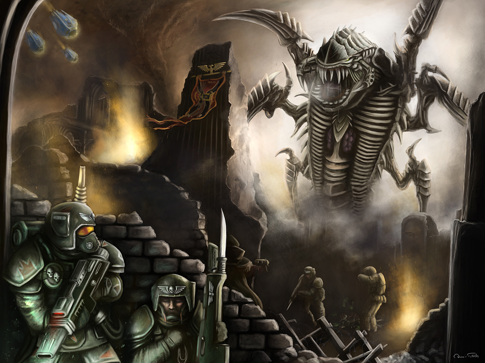 Warhammer 40k: The Tyranid Hive Fleet by Jorsch on DeviantArt