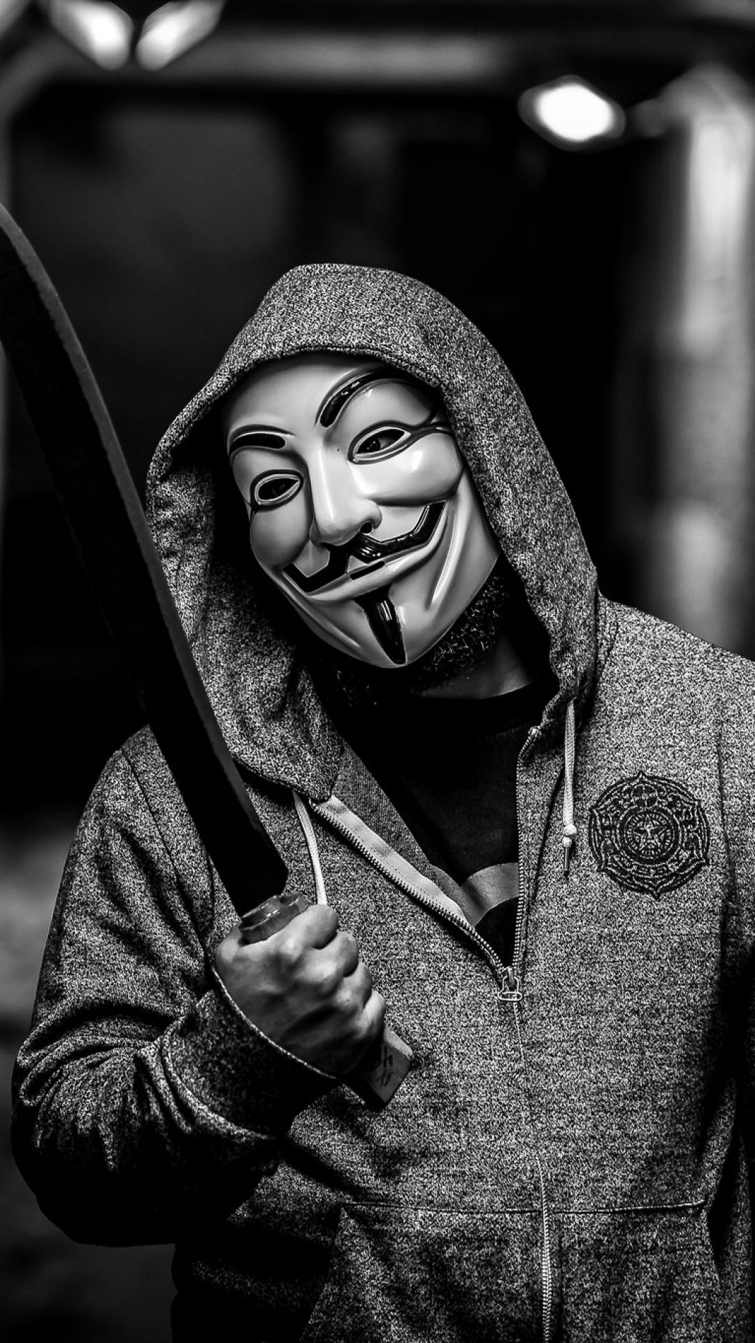 Download Wallpaper 1080x1920 Anonymous, Guy fawkes mask, Mask
