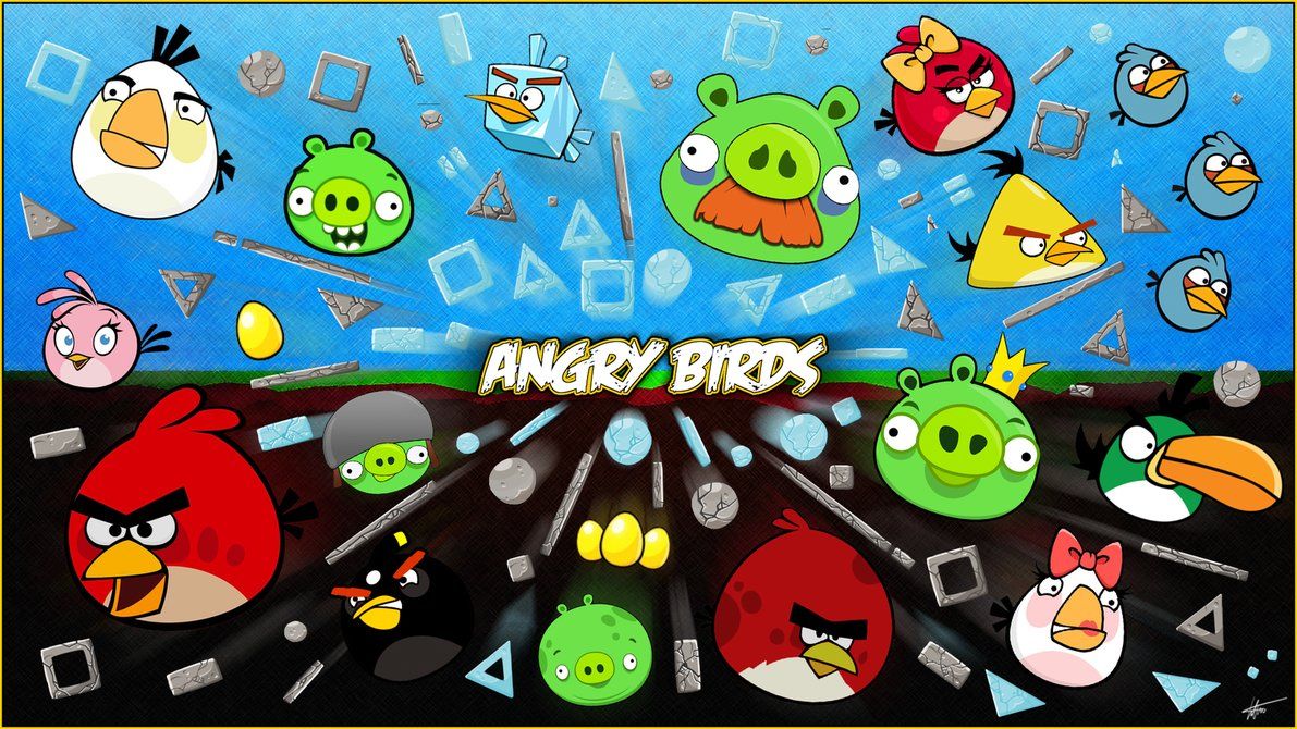 Angry Birds - Wallpaper by timdw on DeviantArt