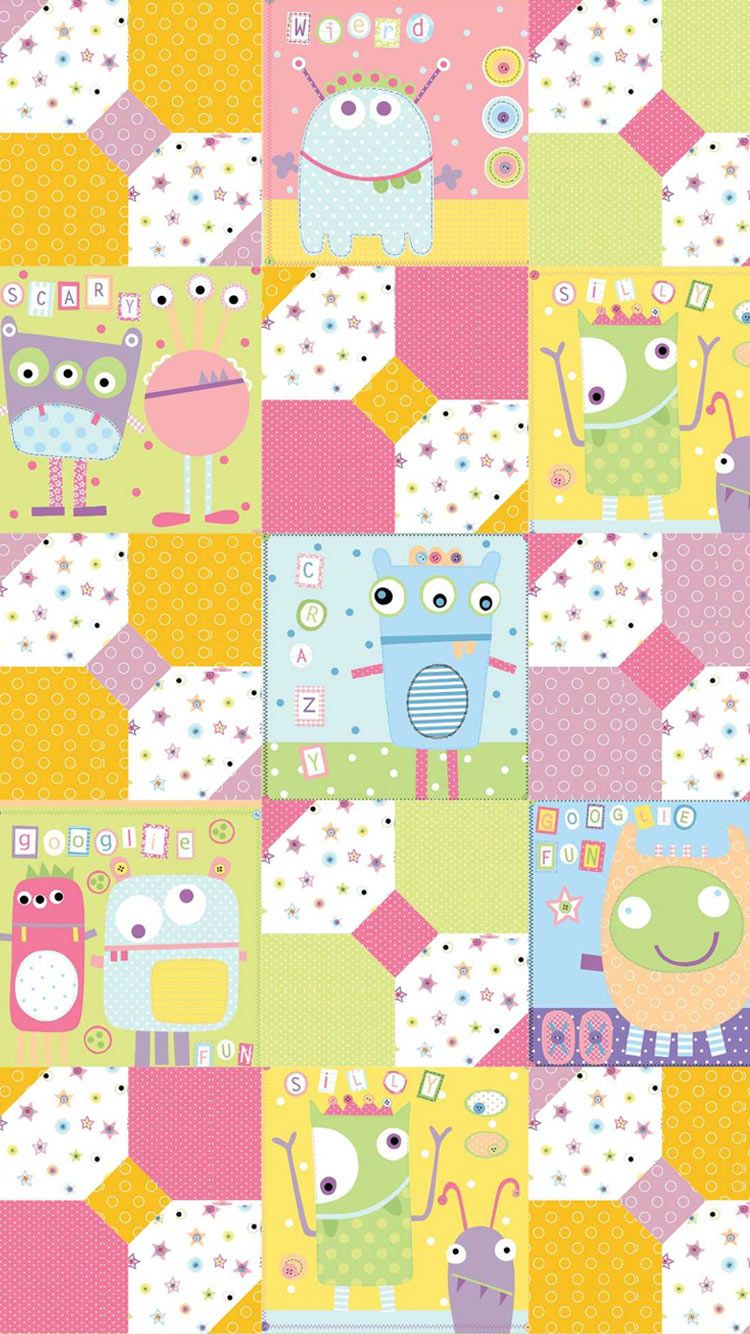 girly pattern iphone wallpaper HD 6s and 6 background ...