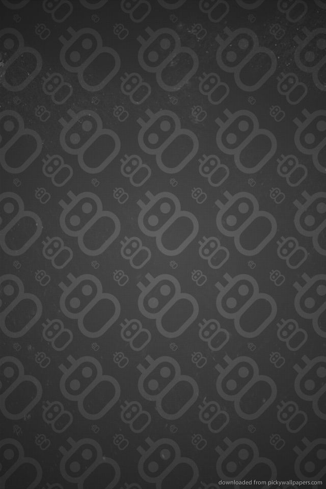 Download Gray Robot Pattern Wallpaper For iPhone 4