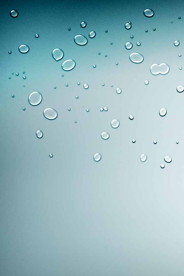 Simple Water Drops iOS7 iPhone 5 Wallpaper / iPod Wallpaper HD ...