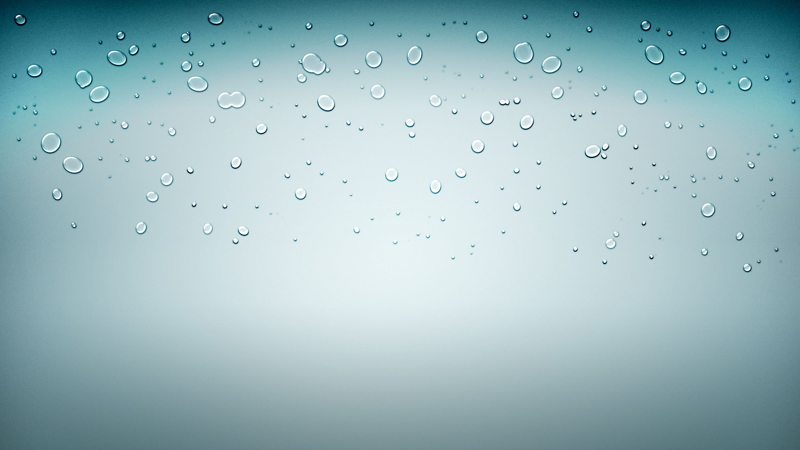 iOS Water Drops Wallpaper for the Desktop