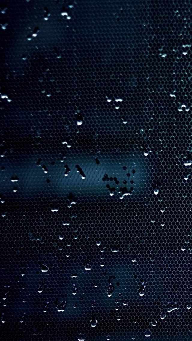 Water Drops On A Mesh iPhone 5s Wallpaper Download | iPhone ...