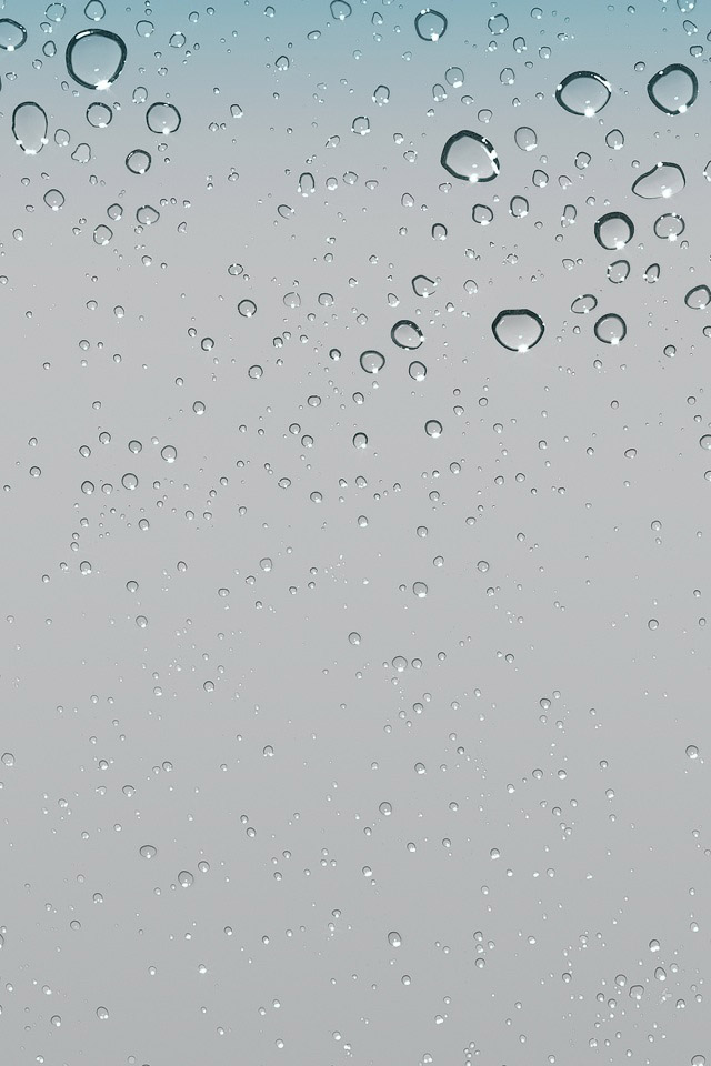 iOS 5 water drops raindrop default hd iPhone 4/4s wallpaper and ...