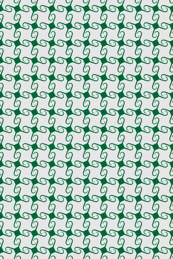 Ironworks green offwhite wallpaper Ninth Circle Design