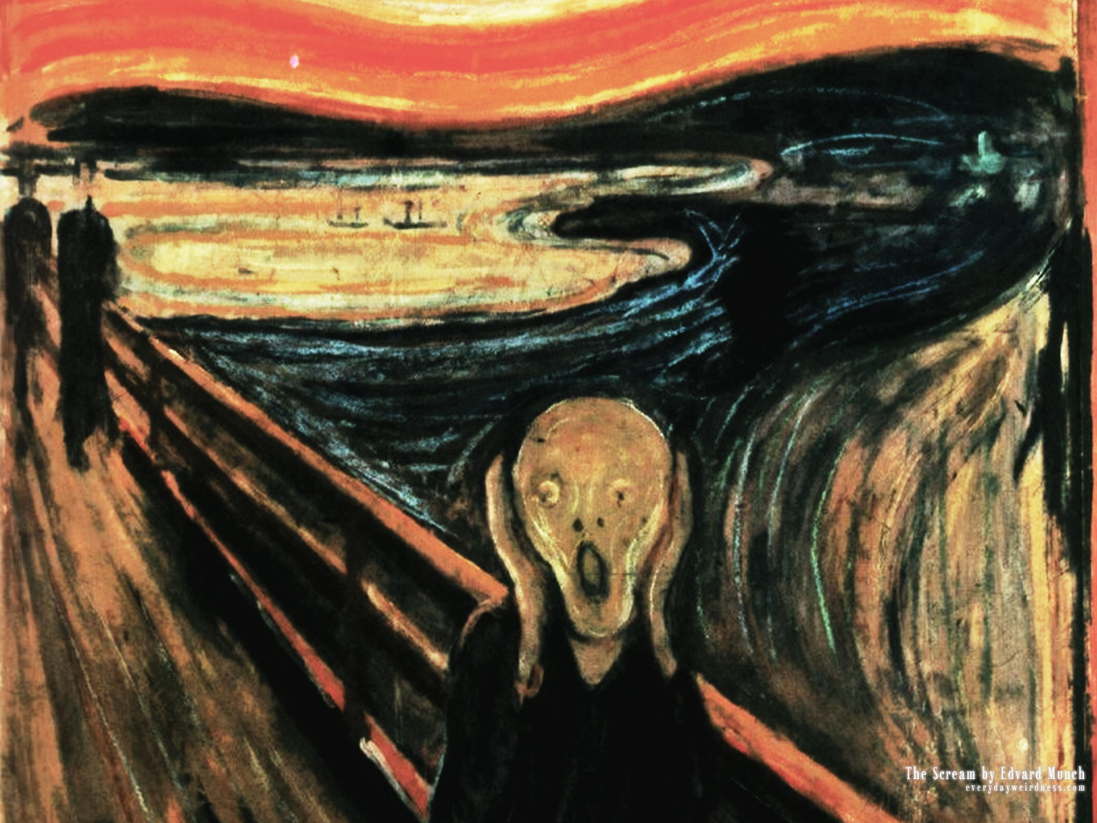 The Scream by Edvard Munch - Everyday Weirdness (January 24th 2009)