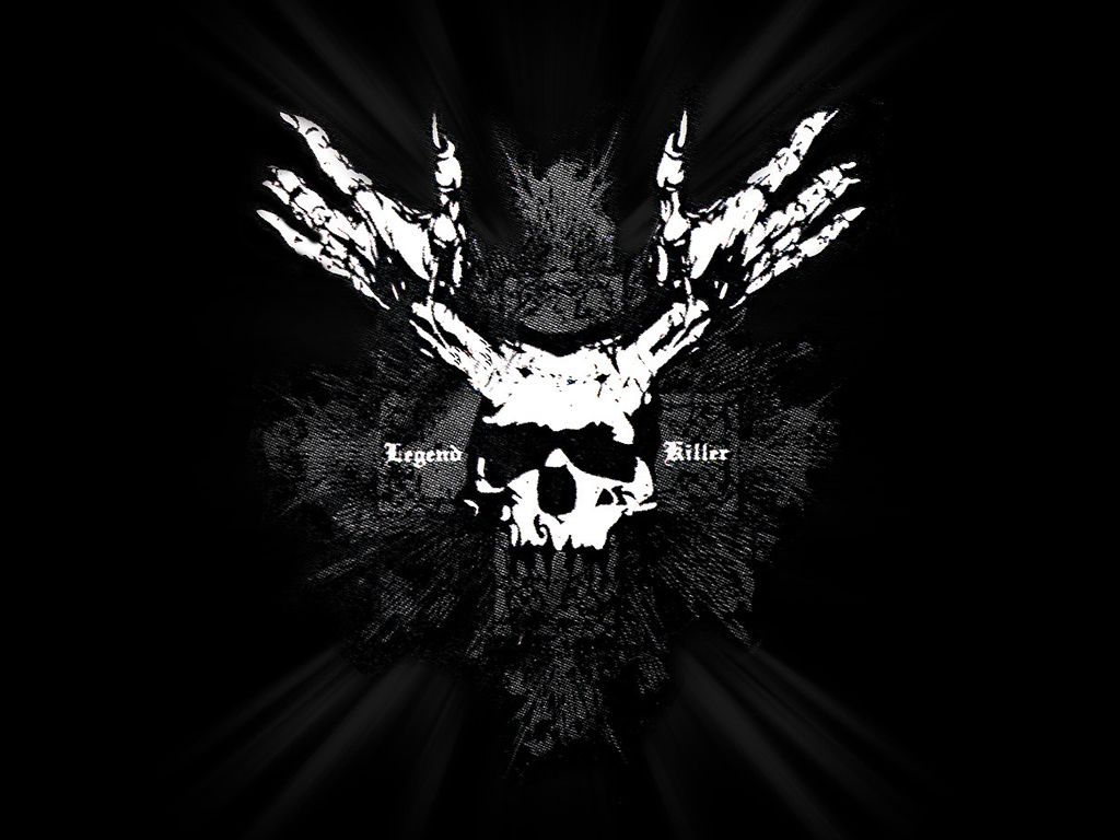 Download Creative Skull In Black And White Wallpaper | Full HD ...