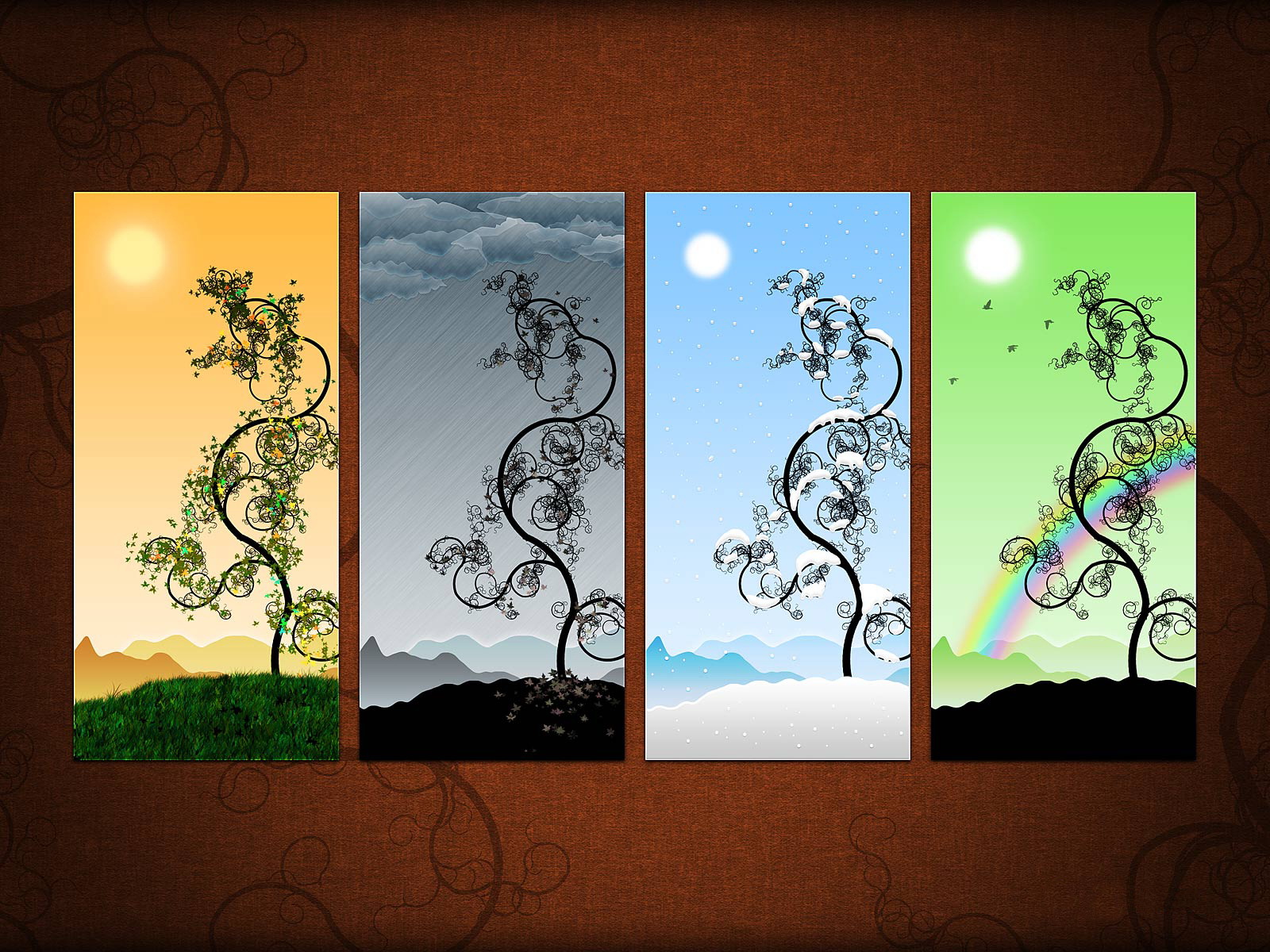 Download the Four Seasons Wallpaper, Four Seasons iPhone Wallpaper