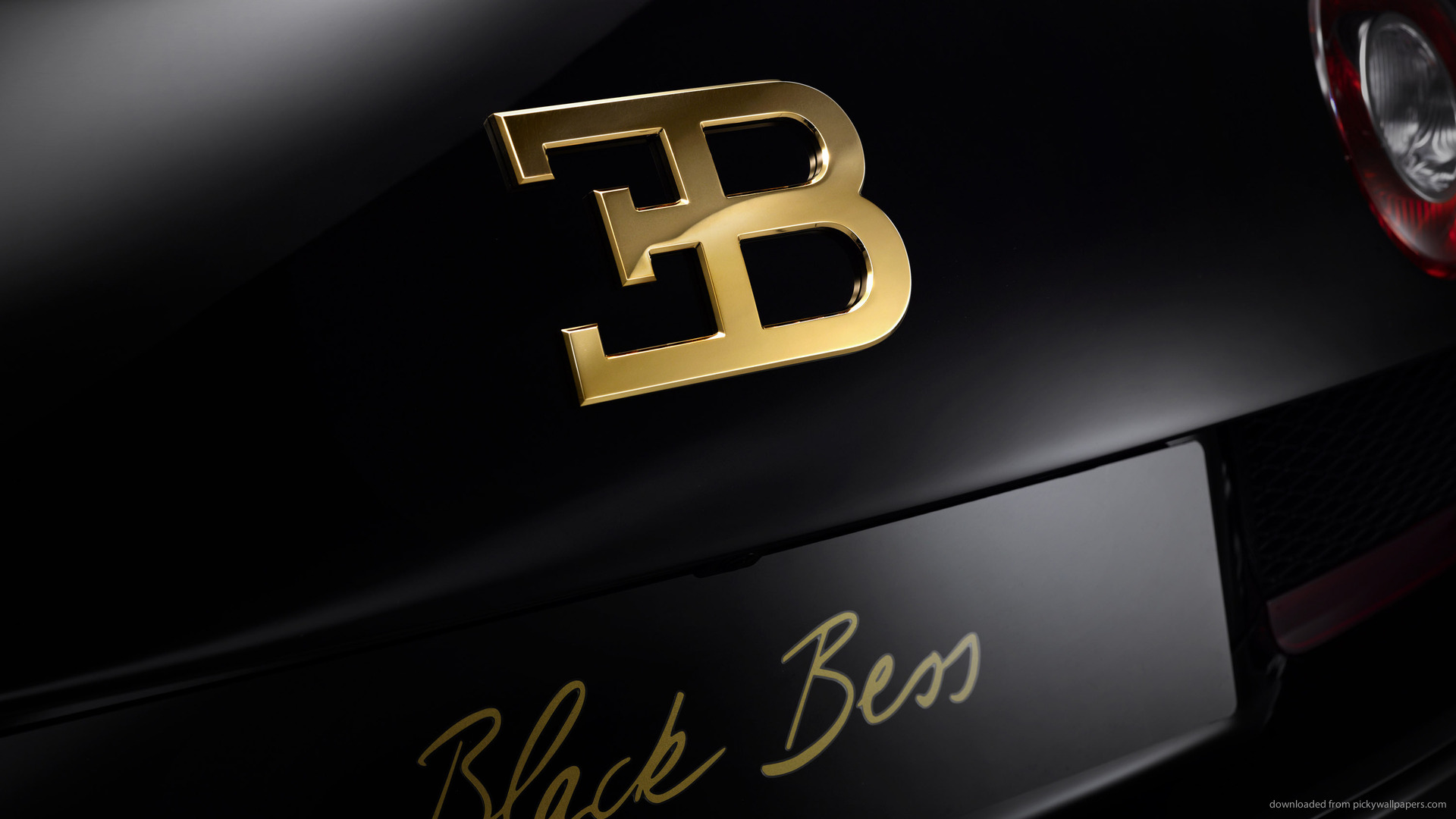 Bugatti Veyron Grand Sport Vitesse Black Bess Logo Wallpaper For ...