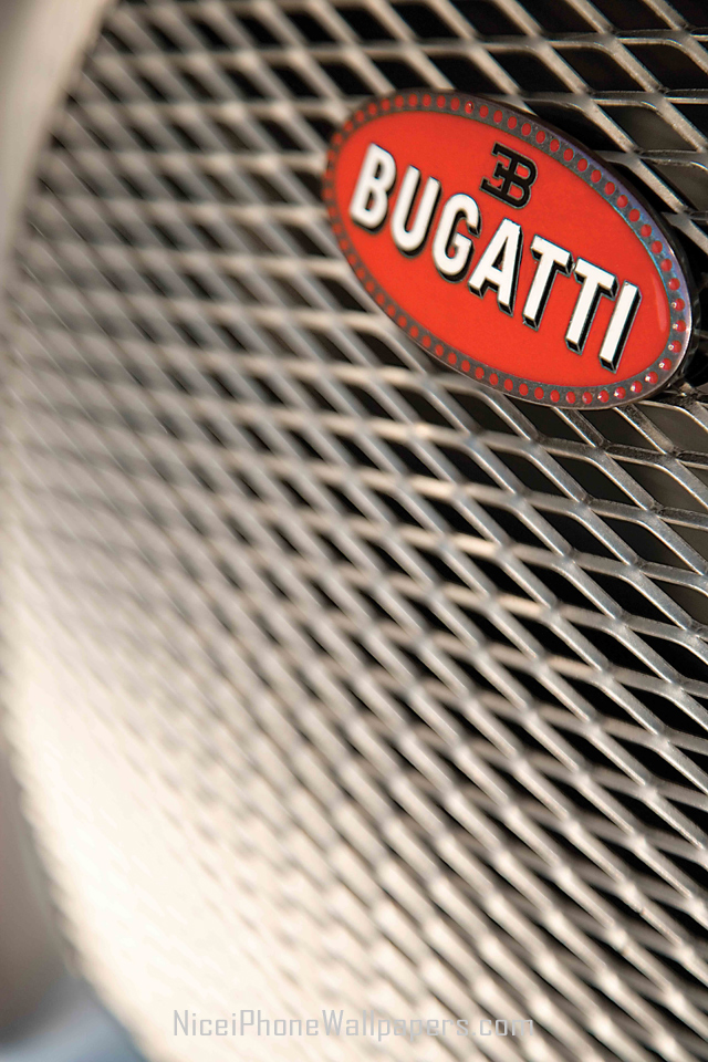 Bugatti logo HD iPhone 4/4s wallpaper and background