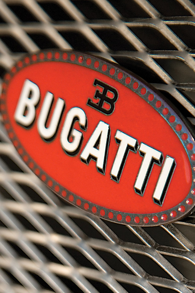 Download free for iPhone logos wallpaper Bugatti Logo
