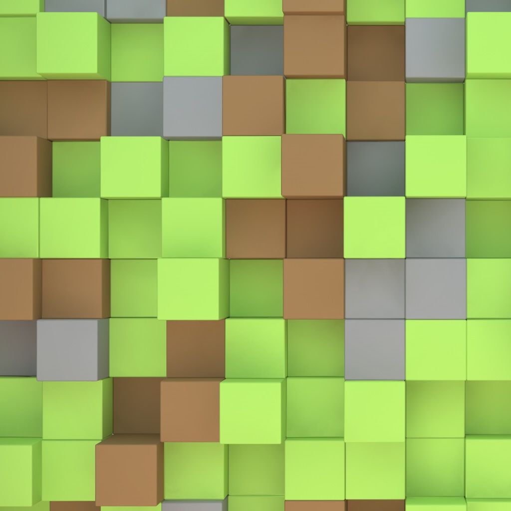Minecraft Cubes iPad Wallpaper Download | iPhone Wallpapers, iPad ...