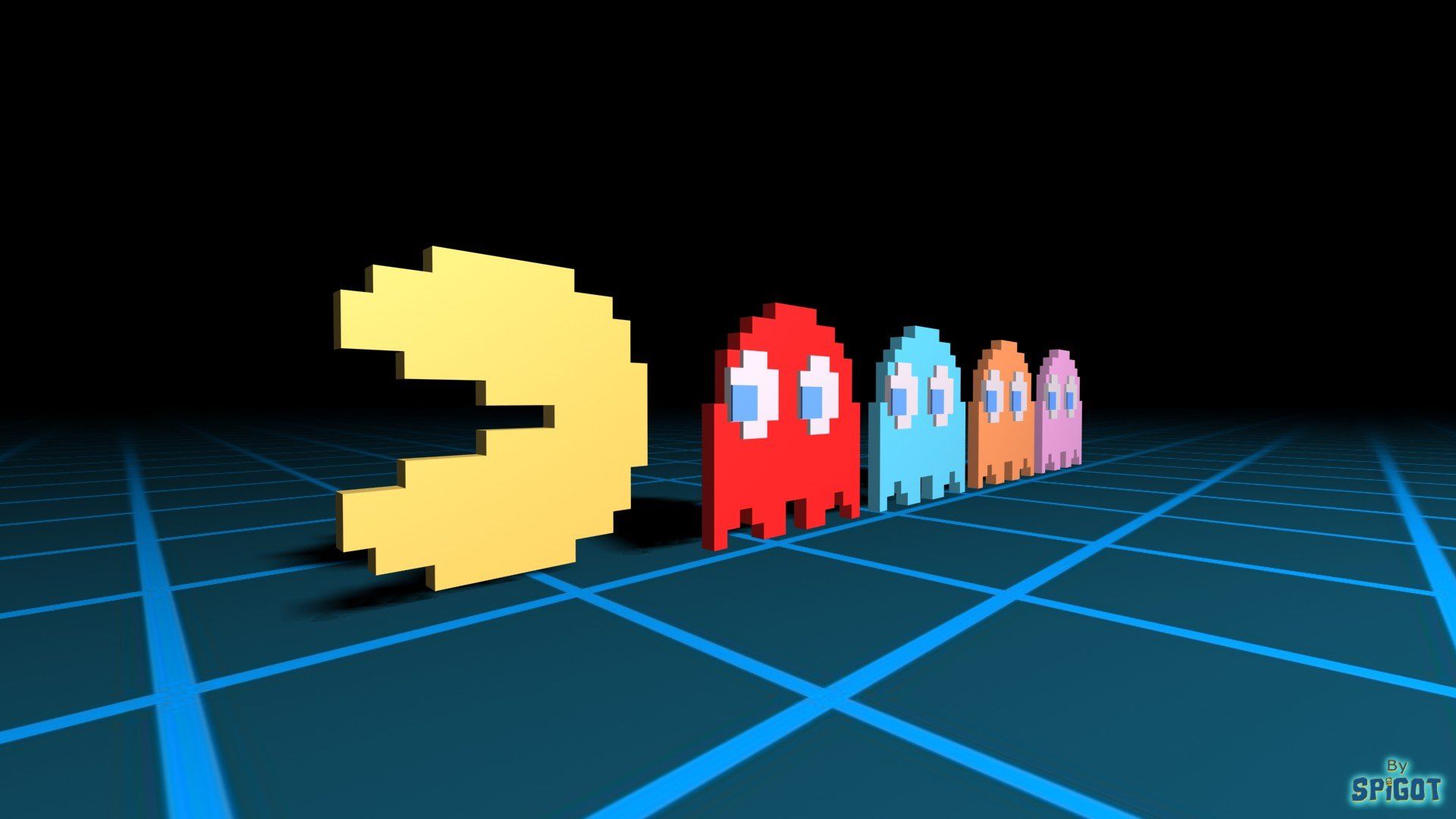 Classic Pacman Wallpaper George Spigots Blog