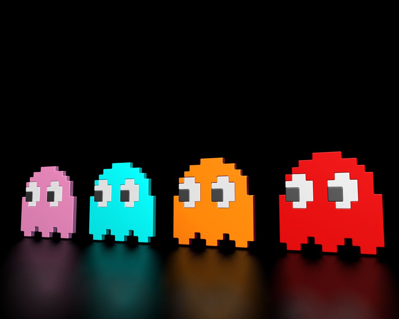 Pac Man Ghost Wallpaper - Christmas Edition by cubik-deviantart on ...