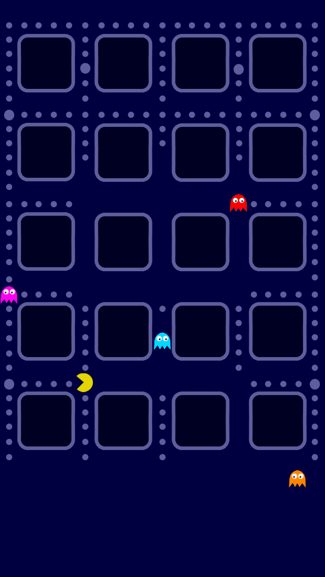 I updated this Pac-Man wallpaper for iPhone 5, figured I'd share ...