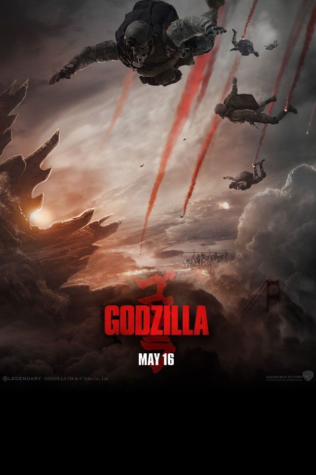 Godzilla Movie 2014 HD, iPhone & iPad Wallpapers