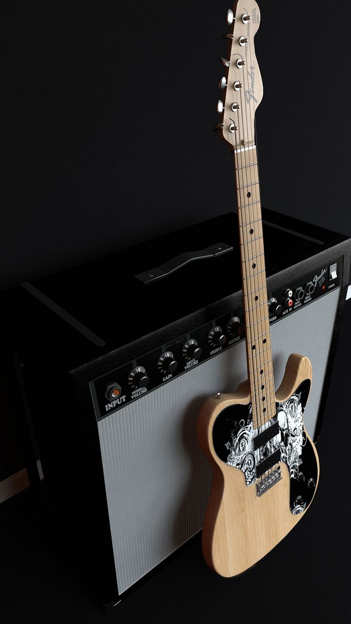 720x1280 Fender Music Guitar sony xperia Wallpaper HD Mobile