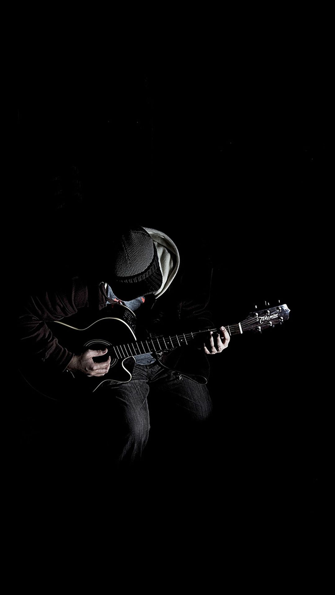 Out The Dark Guitar Player Music iPhone 6 Wallpaper Download ...