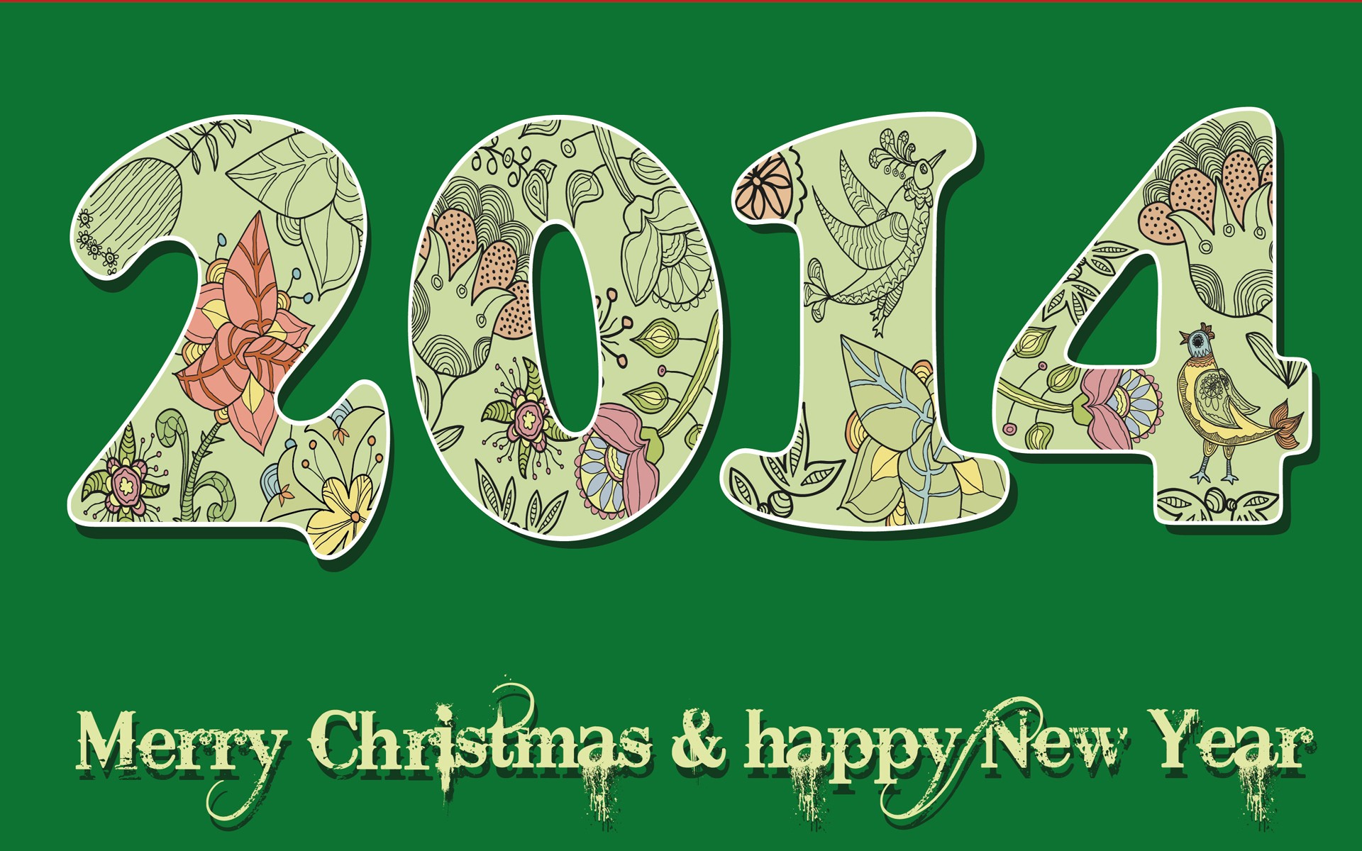 Best Merry Christmas 2014 And Happy New Year W #11117 Wallpaper ...