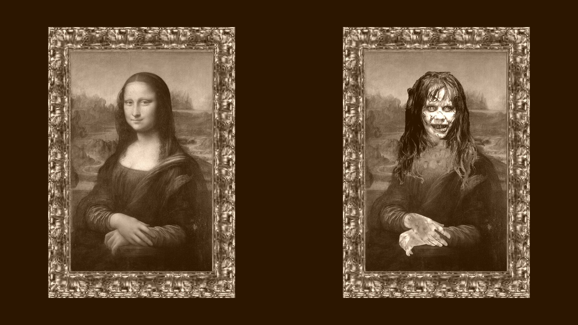 Mona Lisa wallpaper full hd - The Exorcist Wallpaper (34552532 ...
