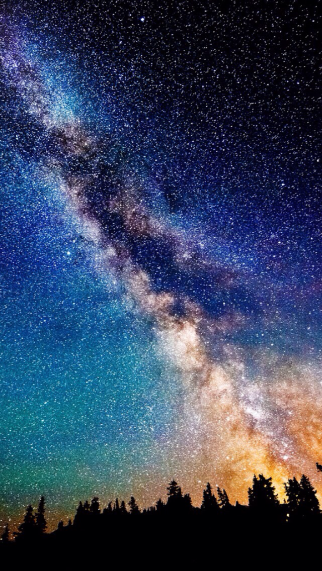Skies and Space iPhone 5 Wallpaper 640x1136