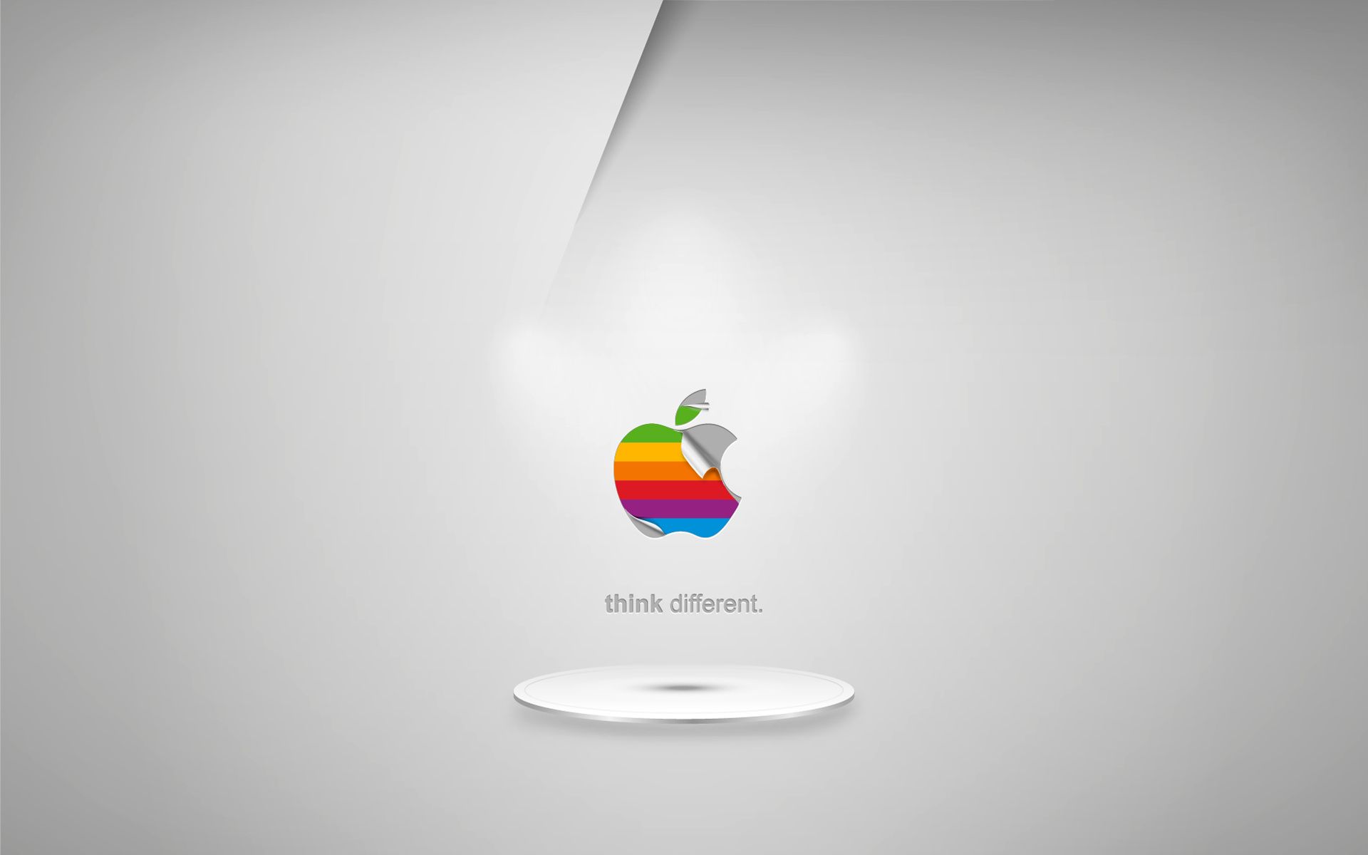 Wallpaper apple, think different, ipad, emblem, brand name, iphone