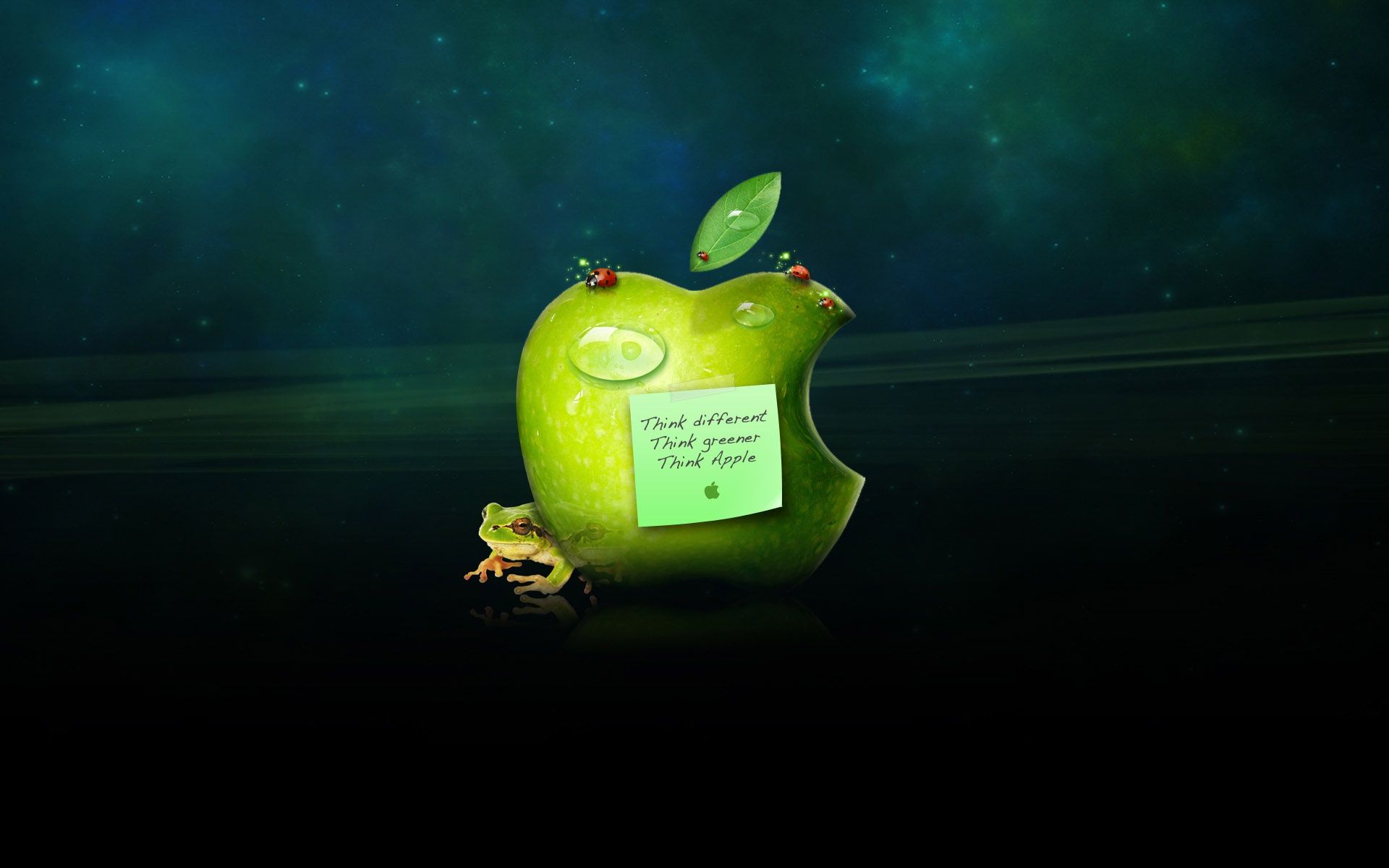 Think different, Think greener, Think Apple wallpaper,Think HD ...