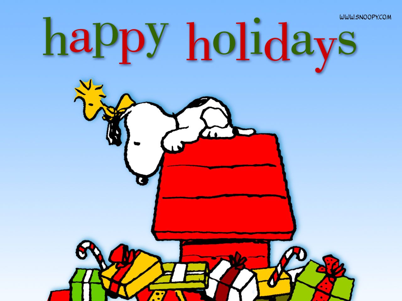 Snoopy Christmas - Peanuts Wallpaper 452771 - Fanpop