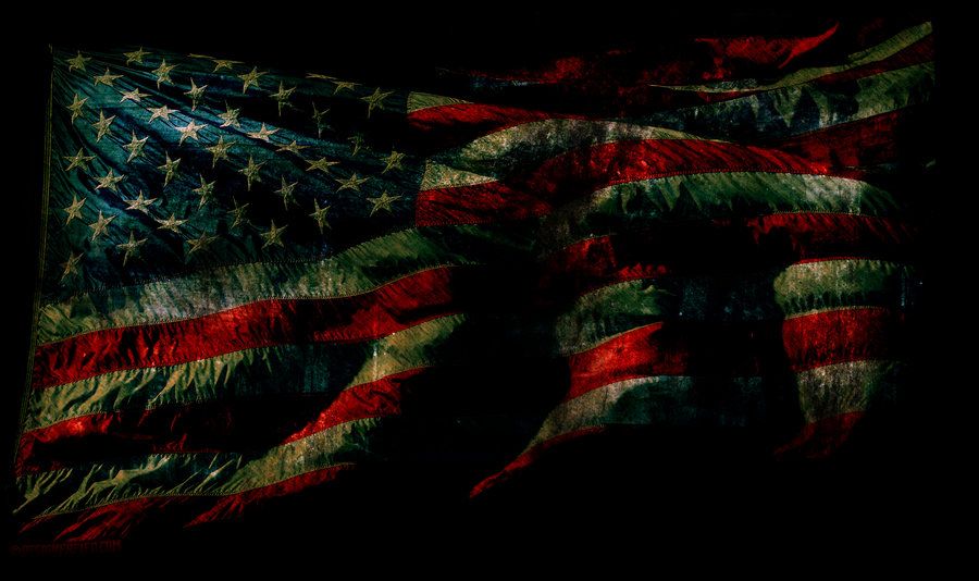 18243) Vintage American Flag Background Wallpaper - WalOps.com