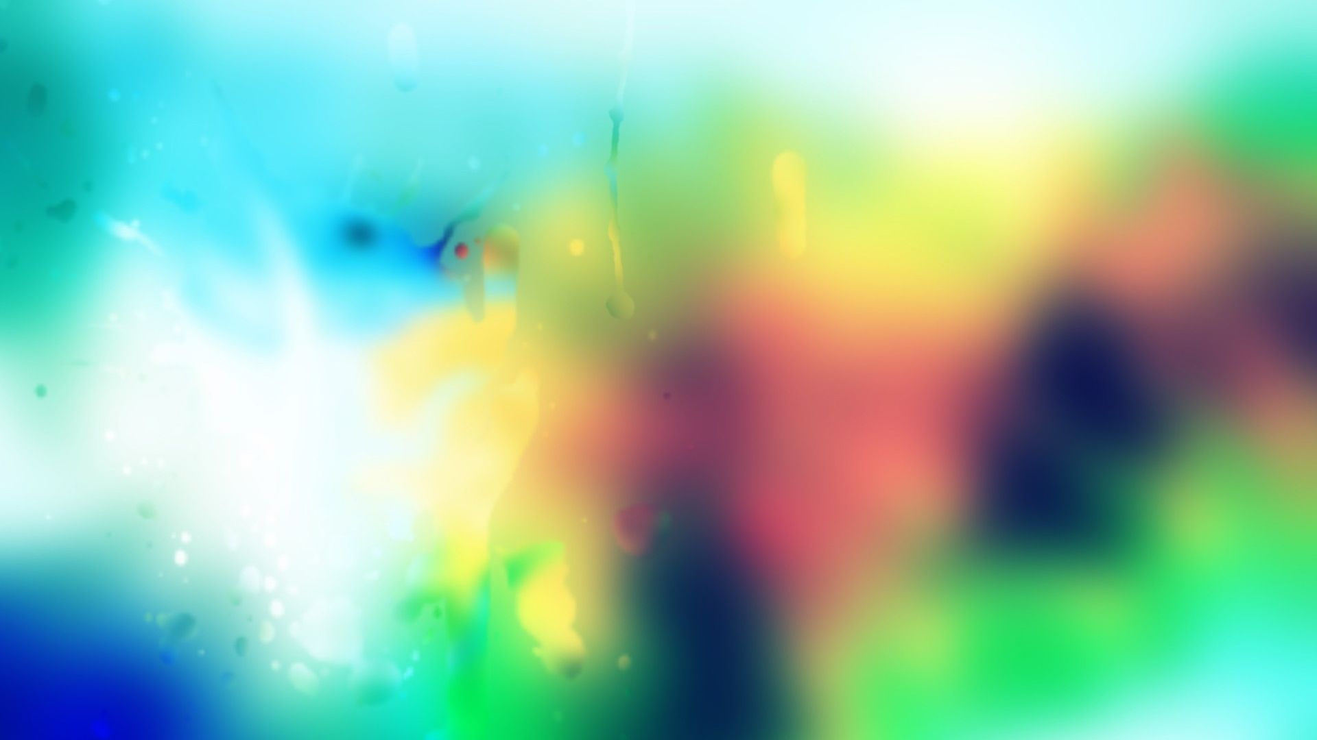 Download Wallpaper 1920x1080 Drops, Blur, Color, Stains Full HD ...