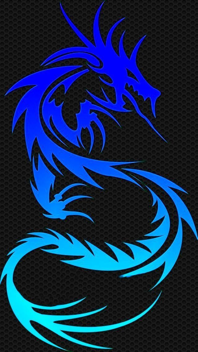 Blue Dragon iPhone 5 Wallpaper (640x1136)